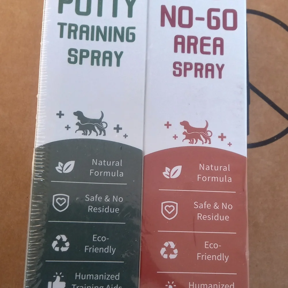 Ruidehut Dog Potty Training Spray+ Dog No Go Area Spray 3.38 FL Ounces